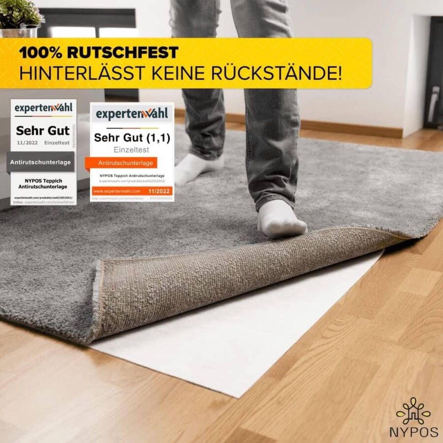 Vloerkleed antisliponderlegger (120x190 cm) vlies antislipmat voor tapijt antislipmat tapijtonderlegger antislip