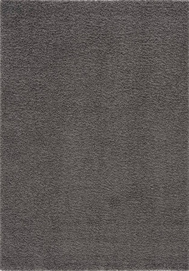 Muratap Tapijtenloods Loca Shaggy Vloerkleed Grijs Hoogpolig Effen Tapijt Woonkamer Slaapkamer 200x290 CM - Foto 2