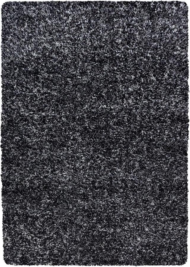 Vloerkleed Hoogpolig Blauw Gevlekt Ontwerp Rechthoekig 160 x 230 cm - Foto 2