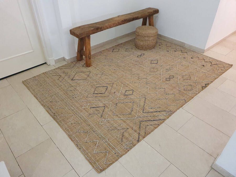 Vloerkleed jute 160x230 model ALTONAH