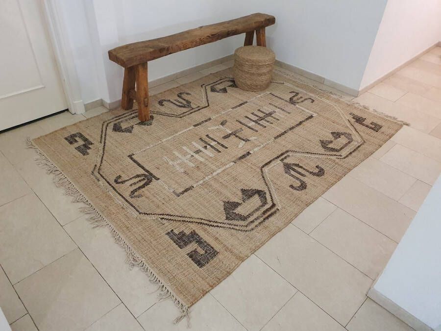Vloerkleed jute 160x230 model KAMAROD