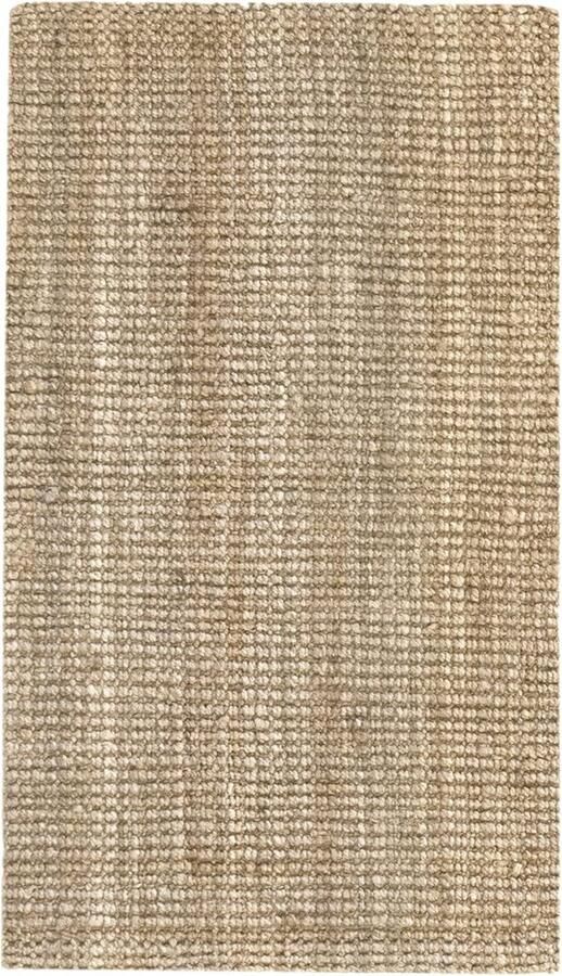 Vloerkleed Jute Natuurlijk Tapijt Handgeweven 110x60cm