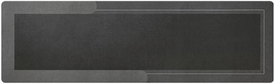 Vloerkleed Keukenmat Badmat Douchemat Deurmat Absorberend Vloermat Anti Slip 40x60cm Zwart