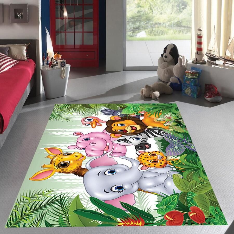 Vloerkleed Kinderkamer Speelkleed Baby Speelmat Speeltapijt Tapijt voor Kinderkamer 120*180 cm