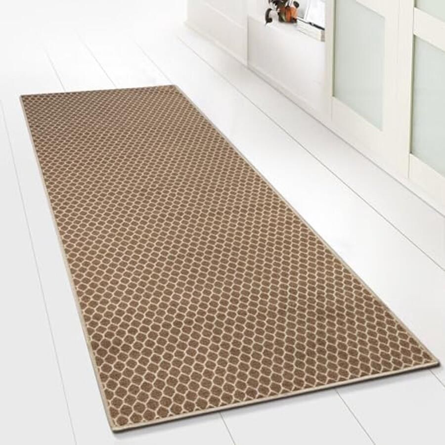 Vloerkleed Loper 80 x 250 cm voor Keuken Hal en Woonkamer Antislip en Antistatisch