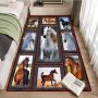 Vloerkleed paarden anti-slip tapijt keukenkleed salontafel kleed woonkamer slaapkamer 80 x 120 cm - Thumbnail 1