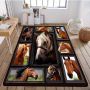 Vloerkleed paarden anti-slip tapijt keukenkleed salontafel kleed woonkamer slaapkamer 80 x 120 cm - Thumbnail 2