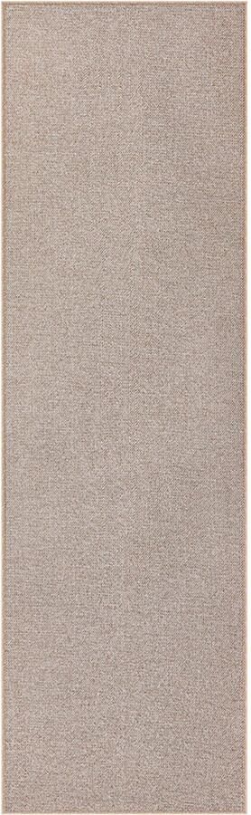 Runner Vloerkleed 80 x 300 cm Machinewasbaar Camel Brown Polyester materiaal Vilten achterkant TPR 3 4 kg