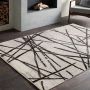 Vloerkleed voor woonkamer slaapkamer artistiek Boheems uniek zacht laagpolig chic vintage oosters tapijt voor slaapkamer (beige 120 x 160 cm) - Thumbnail 2