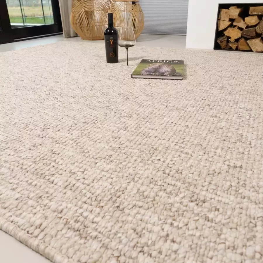 Vloerkleed Xilento Stone Berber Beige 140 x 200 cm
