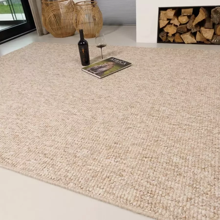 Vloerkleed Xilento Stone Berber Brown 140 x 200 cm
