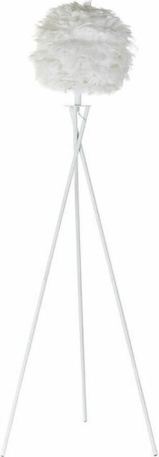 Vloerlamp DKD Home Decor Metaal Wit Veer (40 x 40 x 150 cm)
