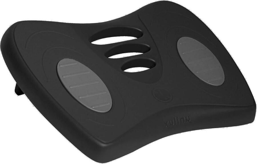 Ergonomische voetensteun in hoogte verstelbaar antislip zwart en grijs