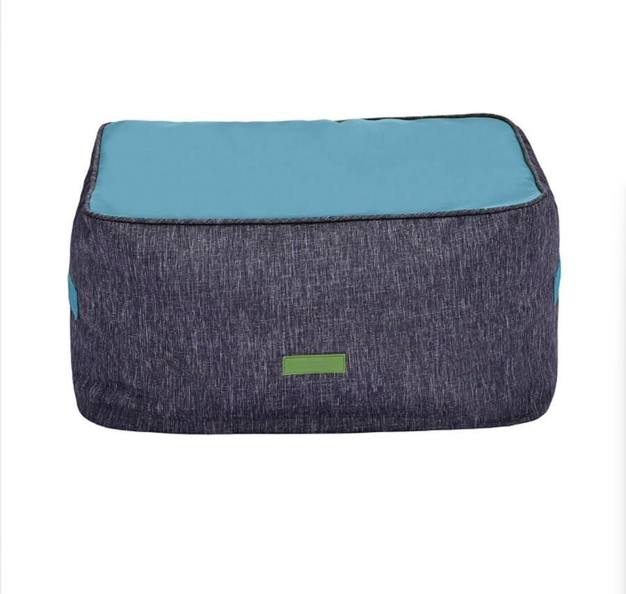 Voetenbankje comfortabele rechthoekige voetenbank voor binnen buiten water- en weerbestendig uv-bestendig duurzaam materiaal voor tuin en zwembad