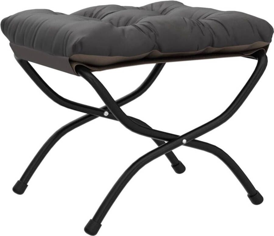 Voetenbankje Of Poef Voor Bij Bureau Voetensteun Ook Te Gebruiken Als Voetenkussen Donker Grijs