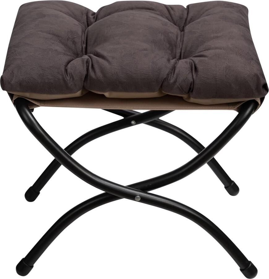 Voetenbankje Of Poef Voor Bij Bureau Voetensteun Ook Te Gebruiken Als Voetenkussen Donker Bruin