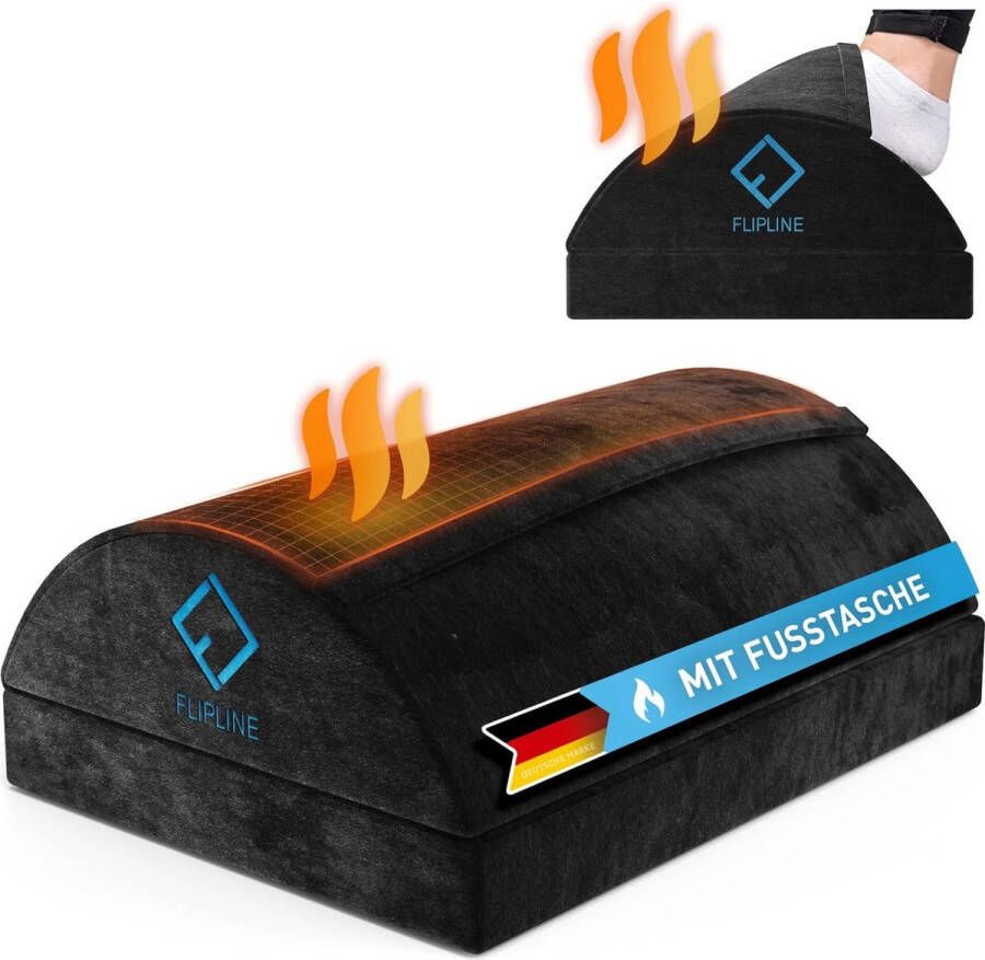 Voetensteun Bureau met Voetenzak van Fleecevezel Optimaal Comfort voor Kantoor en Thuis