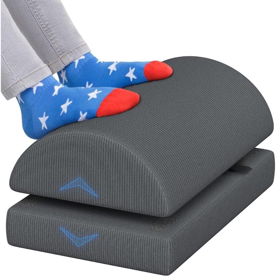 Voetensteun bureau Verstelbare Voetensteun Voetenbankje Voetensteun Bureau Ergonomisch Voetenbankje Bureau Ergonomische Voetensteun Voetsteun Bureau Voetensteun Voetenkussen Donkergrijs