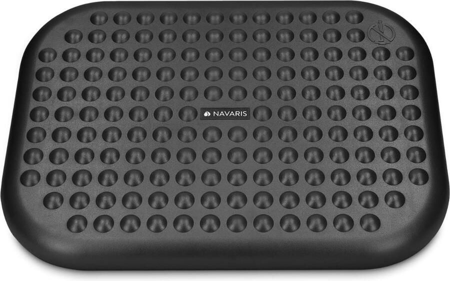 Voetensteun in hoogte verstelbaar Voetenbank voor optimale houding – Kantelbare voetensteun – Voetensteun voor kantoor en thuis Antraciet