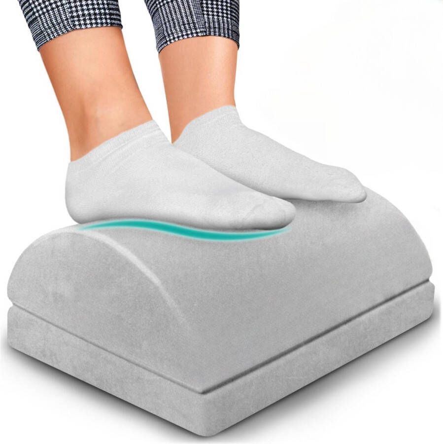 Voetensteun Voor Bureau Natuurlijke Houding Voorkomt Rugpijn Anti-slip Voetenbankje of Poef 10-15 cm