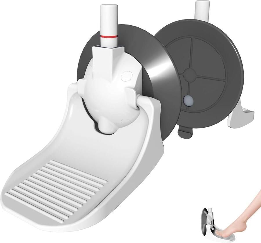 Voetensteun voor Douche en Badkamer met Sterke Zuignap Eenvoudig Te Installeren en Duurzaam