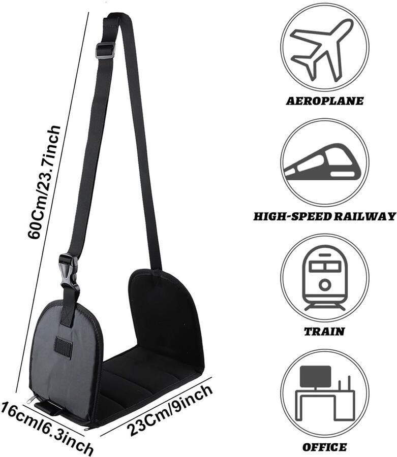 Voethangmat voor ultiem comfort reisaccessoire 1 stuk duurzaam