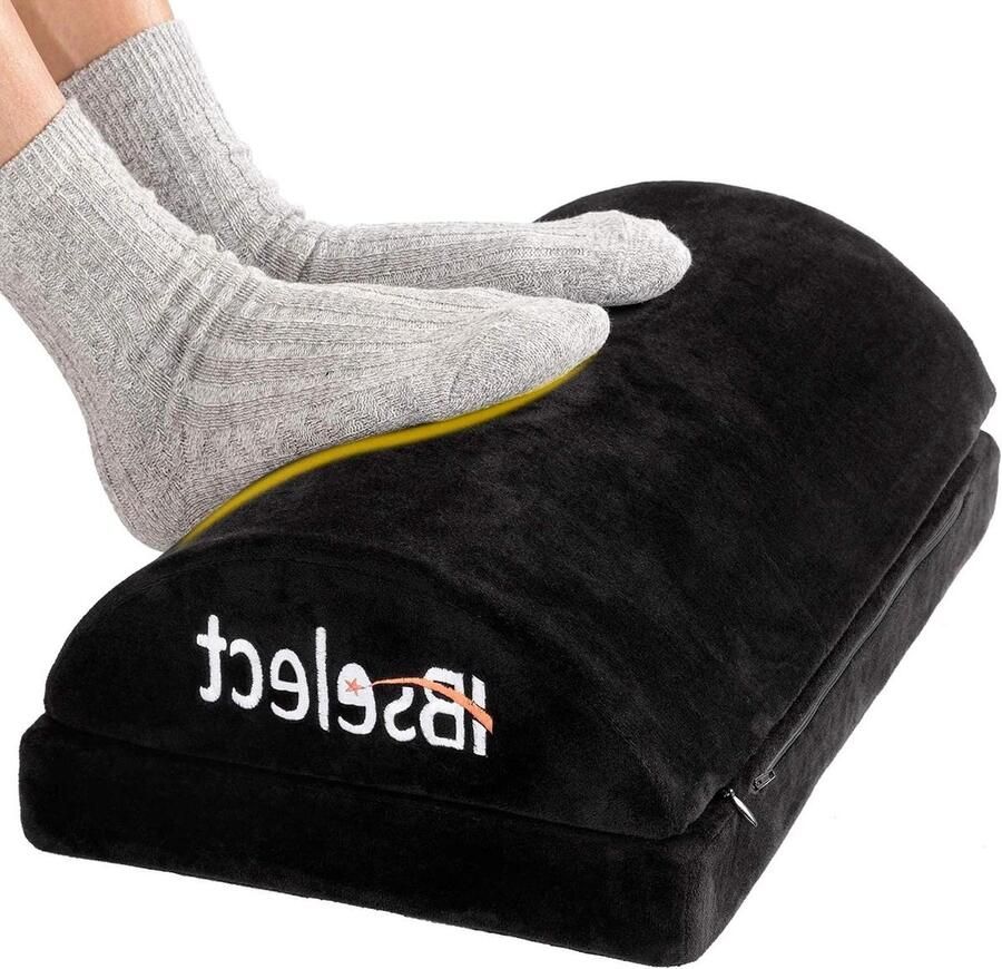 Voetsteun schuim beenverhoger kussen voor onder bureau afneembare hoes vliegtuig reizen kantoor thuis woonkamer