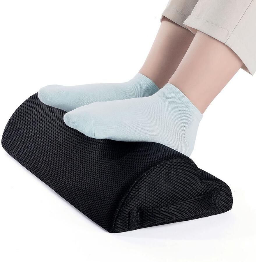 Voetsteun Voetkussens Voetsteun Onder het Bureau verdikte voetensteun Ontspan Voeten Knieën Verstelbare Voetsteun Voetkussens Antislip Voetkrukken Ergonomisch Voetsteun voor kantoor thuis Comfortabel Thuis Op Reis