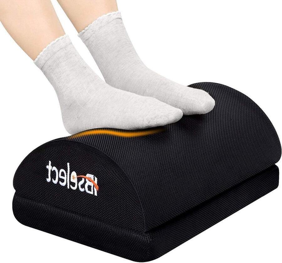 Voetsteun voor onder bureau schuim beenverhoger afneembare hoes reizen kantoor woonkamer HBselect Foot rest