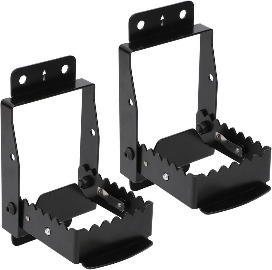 Voetsteunen Universele Opvouwbare Voetsteunen voor Passagier Achteraan met 4 Wielen Pedaalvervanging voor Sportsman Scrambler Grizzly Foreman Cforce Antislipontwerp ATV