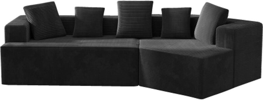 Volledig gecomprimeerde montagevrije modulaire bank 312cm stoffen cloud bank comfortabele diepe zit moderne hoekbank ideaal voor woonkamer of slaapkamer