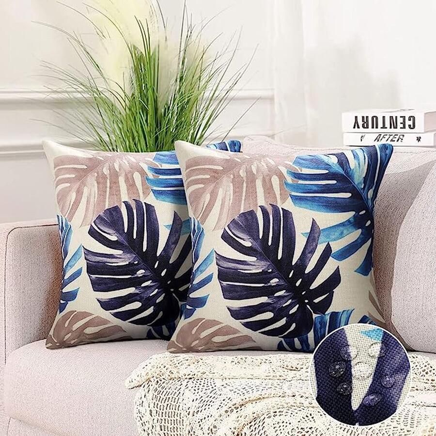 Voordeelset van 2 decoratieve korte wollen kussenhoezen zacht pluche fluwelen sierhoes voor sierkussen luxe sierkussenhoes set voor bank auto slaapkamer woondecoratie (citroengeel 45 x 45 cm)