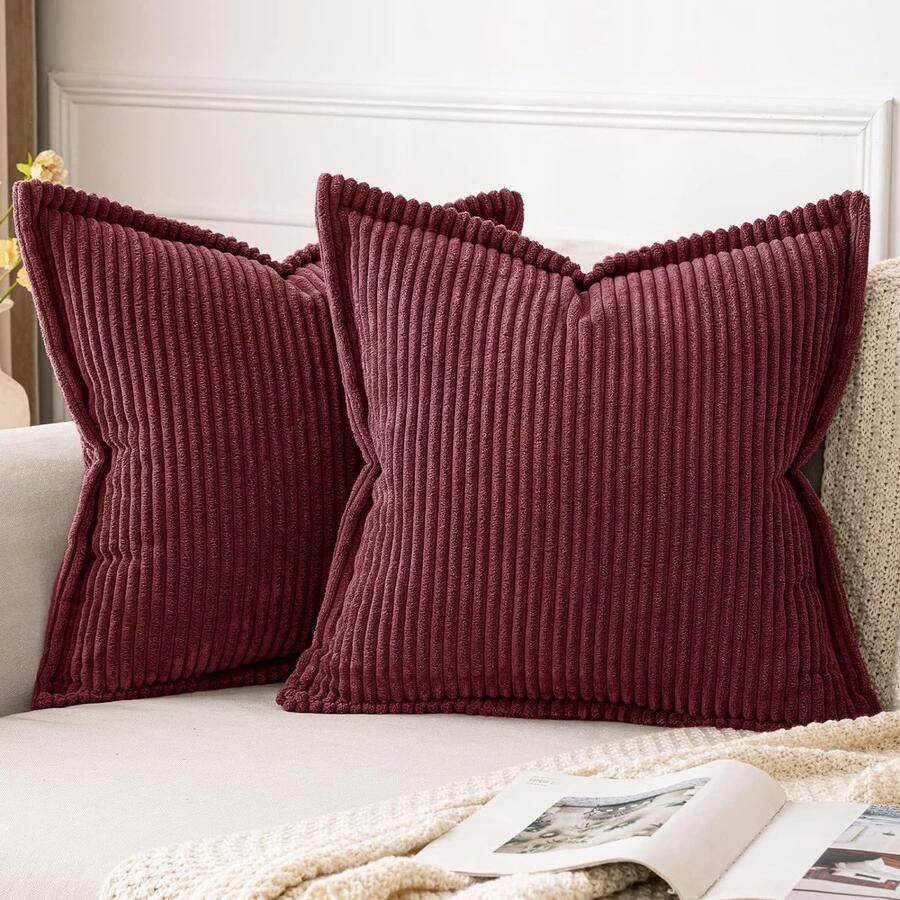 Voordeelset van 2 kussenslopen 40 x 40 cm moderne geometrie dahlia bloem decoratieve kussenhoezen zwart grijs sofakussen tuinkussen linnen premium kwaliteit voor bank slaapkamer woonkamer merk: rybornament