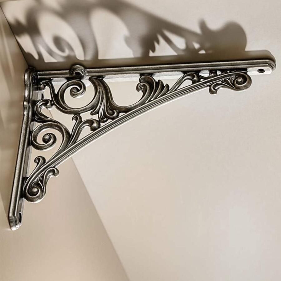 Voordeelset van 3 kleine zeshoekige wandplanken opbergrek frame decoratie metalen hoek industrieel