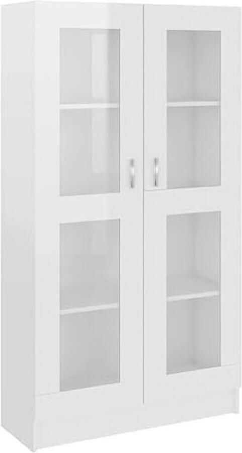 Voorraadkast Met Deuren Voorraadkast Met Planken En Deuren Opbergkasten Met Deuren Kast Met Legplanken 82.5 x 30.5 x 150 CM Wit