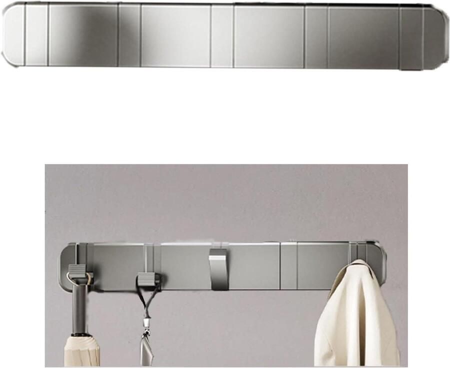 Vouwbare Kapstokhaakjes van Hout voor Jassen Grijze Kapstokhaak voor Jassen Hoeden en Handtassen