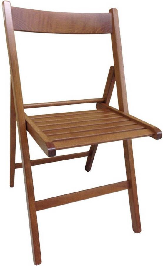 Vouwbare Stoel Walnoot beukenhout (79 x 42 5 x 47 5 cm)