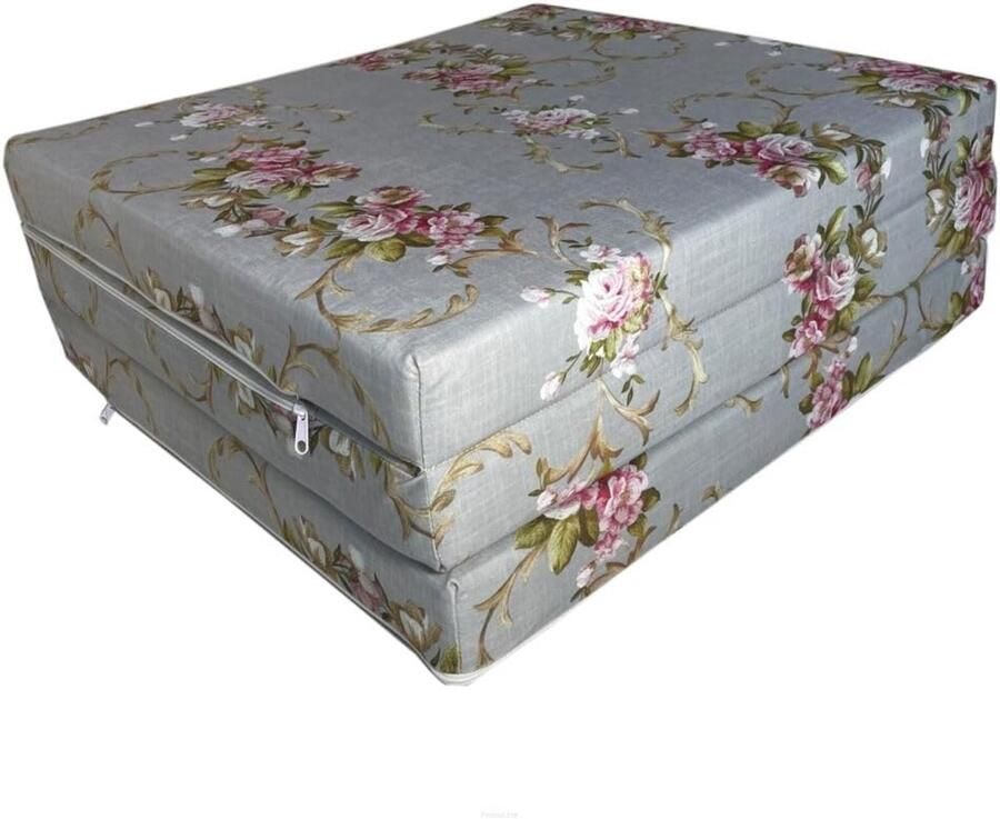 Vouwmatras 195 x 60 x 9 cm Ideaal als Gastenmatras of Campingbed Ruimtebesparend en Wasbaar