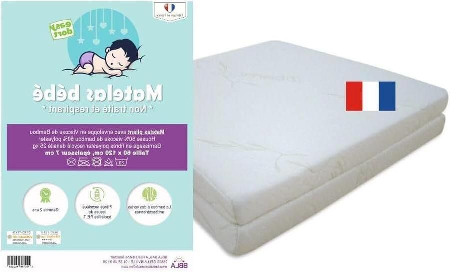 Vouwmatras van viscose bamboe 60 x 120 html content nodig vouwmatras