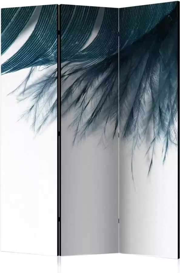 Vouwscherm Dark Blue Feather [Room Dividers]