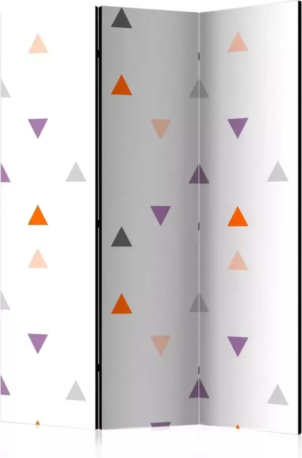 Artgeist Walljar Vouwscherm Triangles Rain [Room Dividers]
