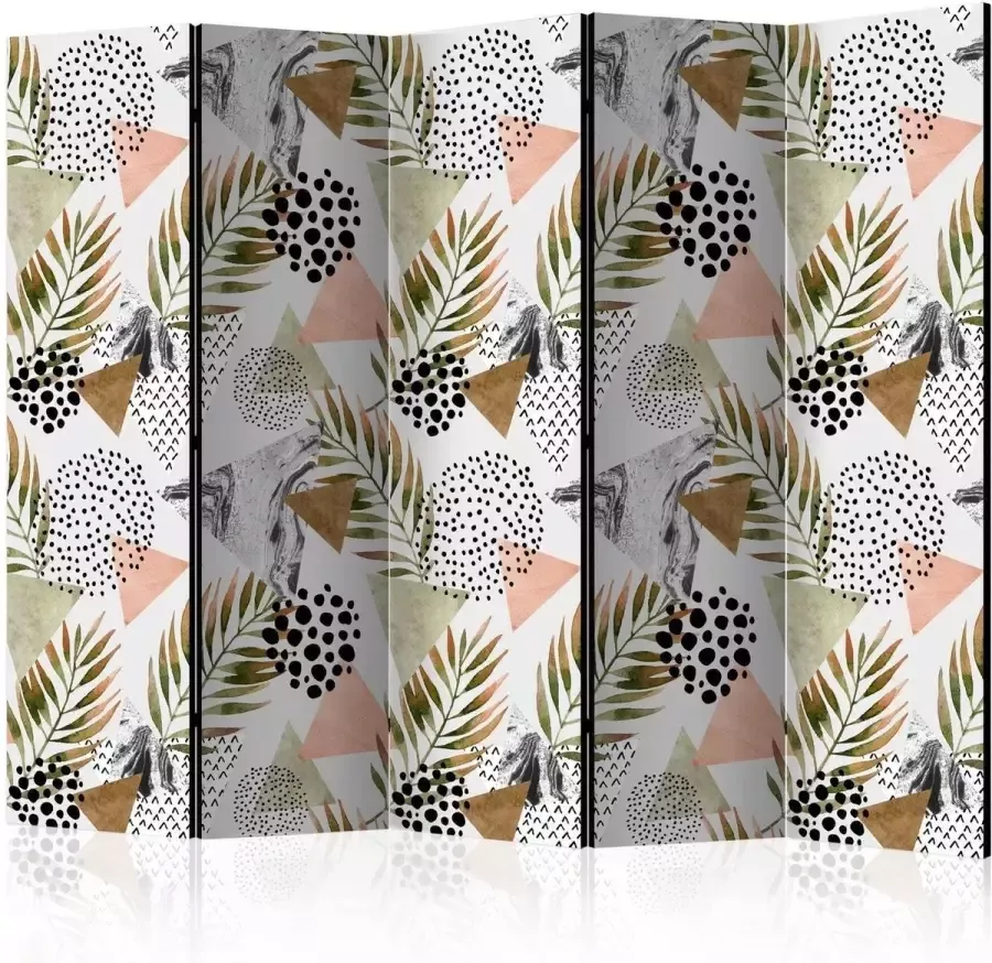 Artgeist Walljar Vouwscherm Tropical Geometry II [Room Dividers] - Foto 2