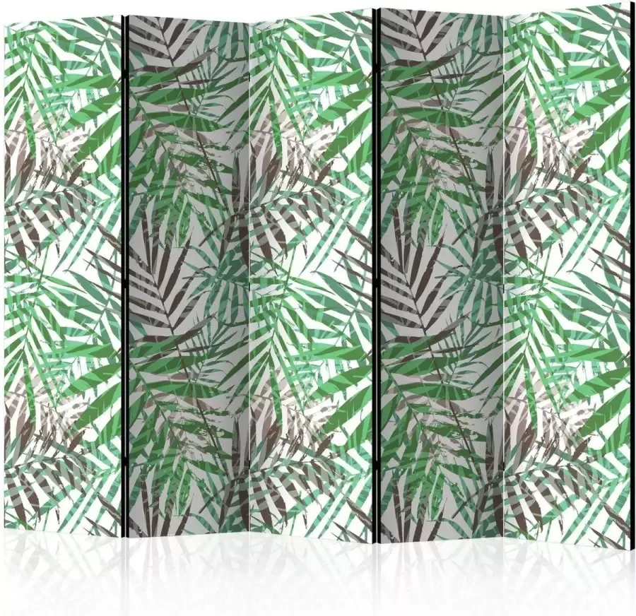 Artgeist Walljar Vouwscherm Wild Leaves II [Room Dividers]