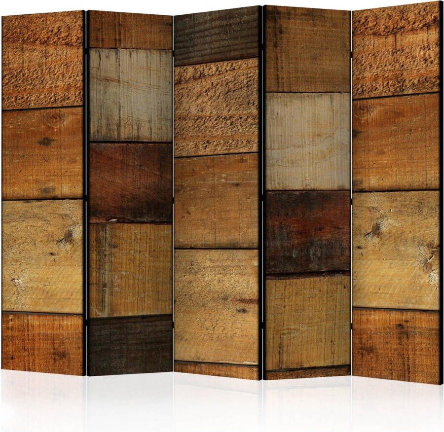 Vouwscherm Wooden Textures II [Room Dividers]