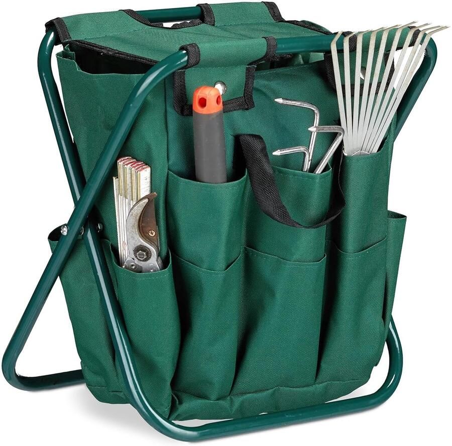 Vouwstoel met gereedschapsopslag ergonomisch en praktisch 1 stuk