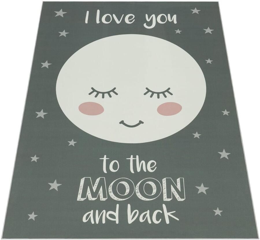 Vrolijke kinderen Tapijt Motiverende uitspraken Zacht wasbaar en duurzaam Speelkamer Decor