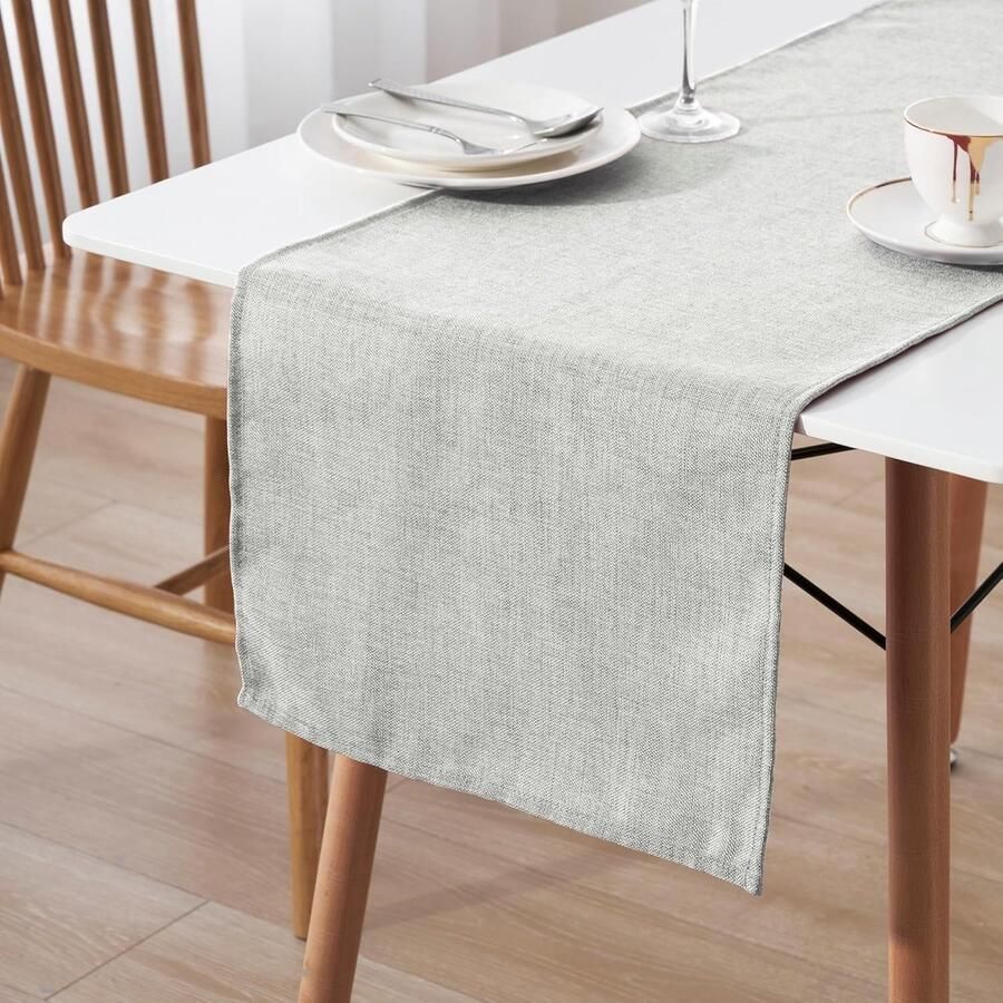 Vuil- en waterafstotend tafelkleed linnenlook geschikt voor elke gelegenheid 1 stuk