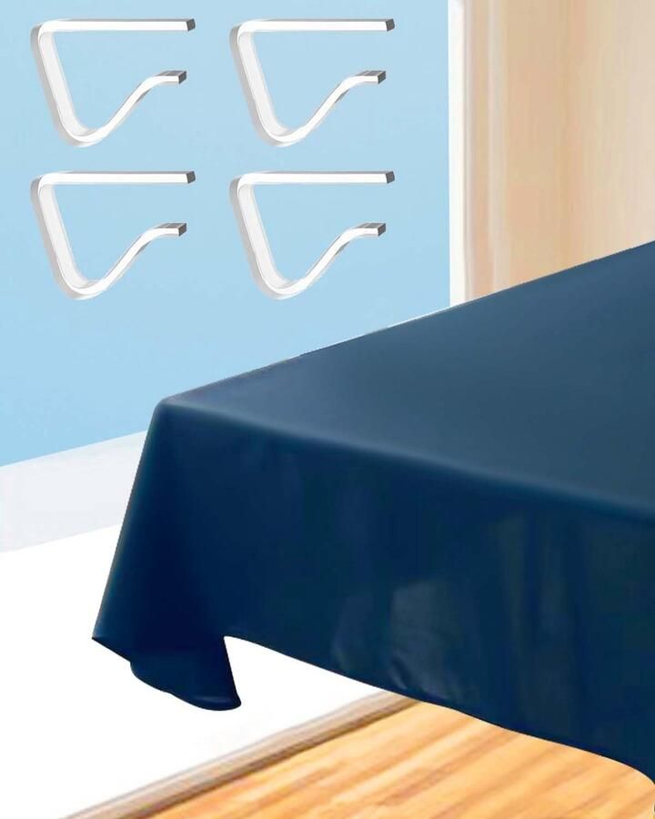 Vuilafstotend Tafelkleed Elegant Design 1 stuk 140 x 240 cm 100% Polyester