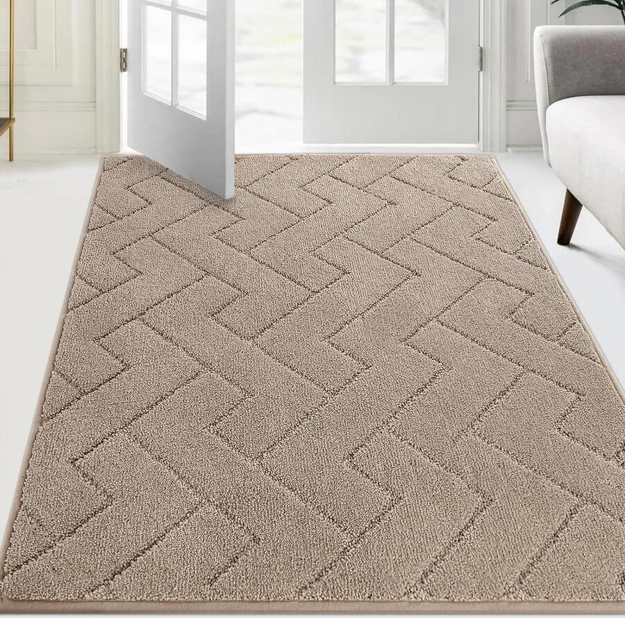 Vuilvangmat voor binnen 120 x 180 cm machinewasbaar hondendeurmat antislip vloermat loper vloerkleed keuken hal entree 120 x 180 cm honden katten droogloopmat binnen 180x120