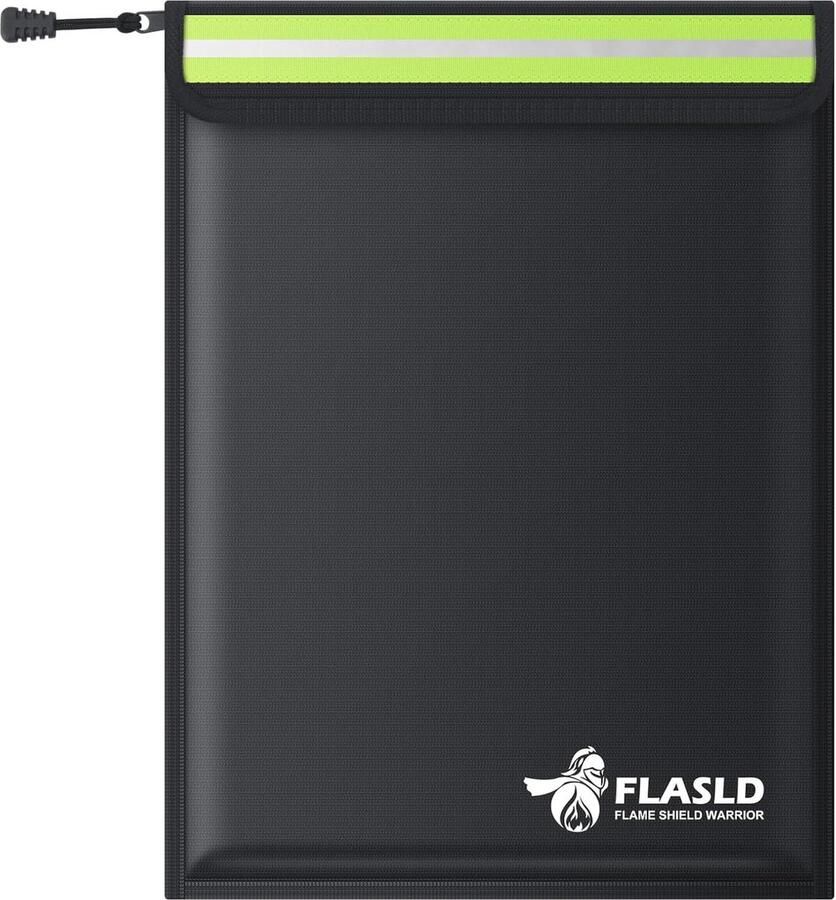 Vuurvaste documententas met ritssluiting Brand- en waterdichte opslag voor A4 en A5 documenten